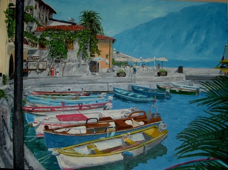 Il porticciolo di Limone del Garda